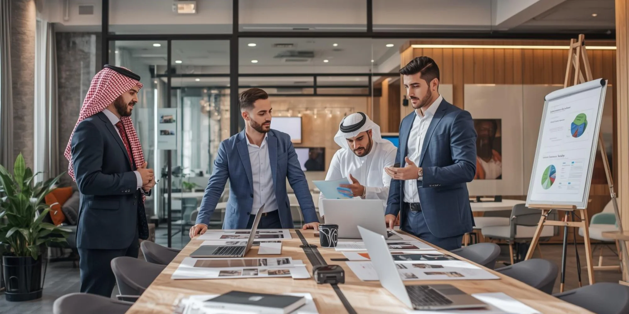 Professional company profile design services for businesses in Khobar with modern corporate branding solutions