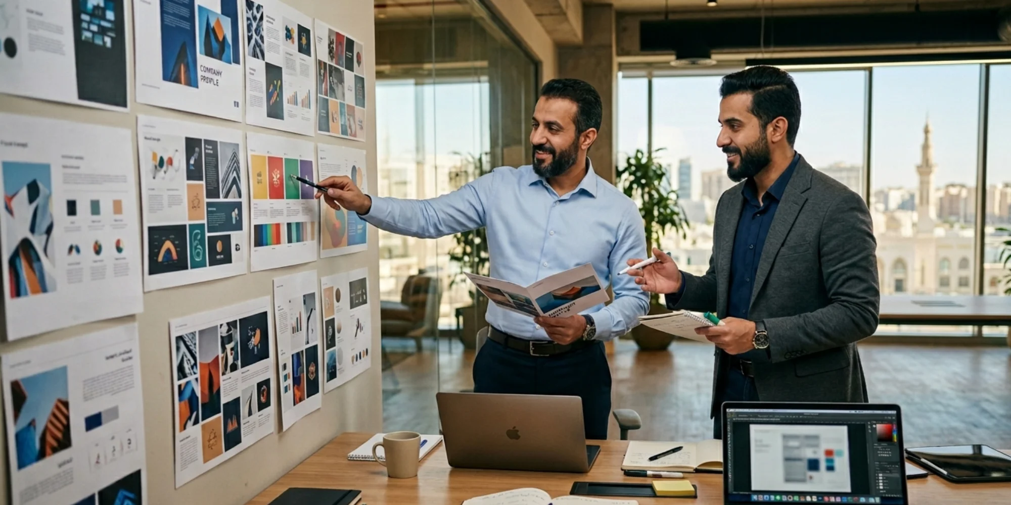 Corporate branding consultants creating company profile designs in Medina