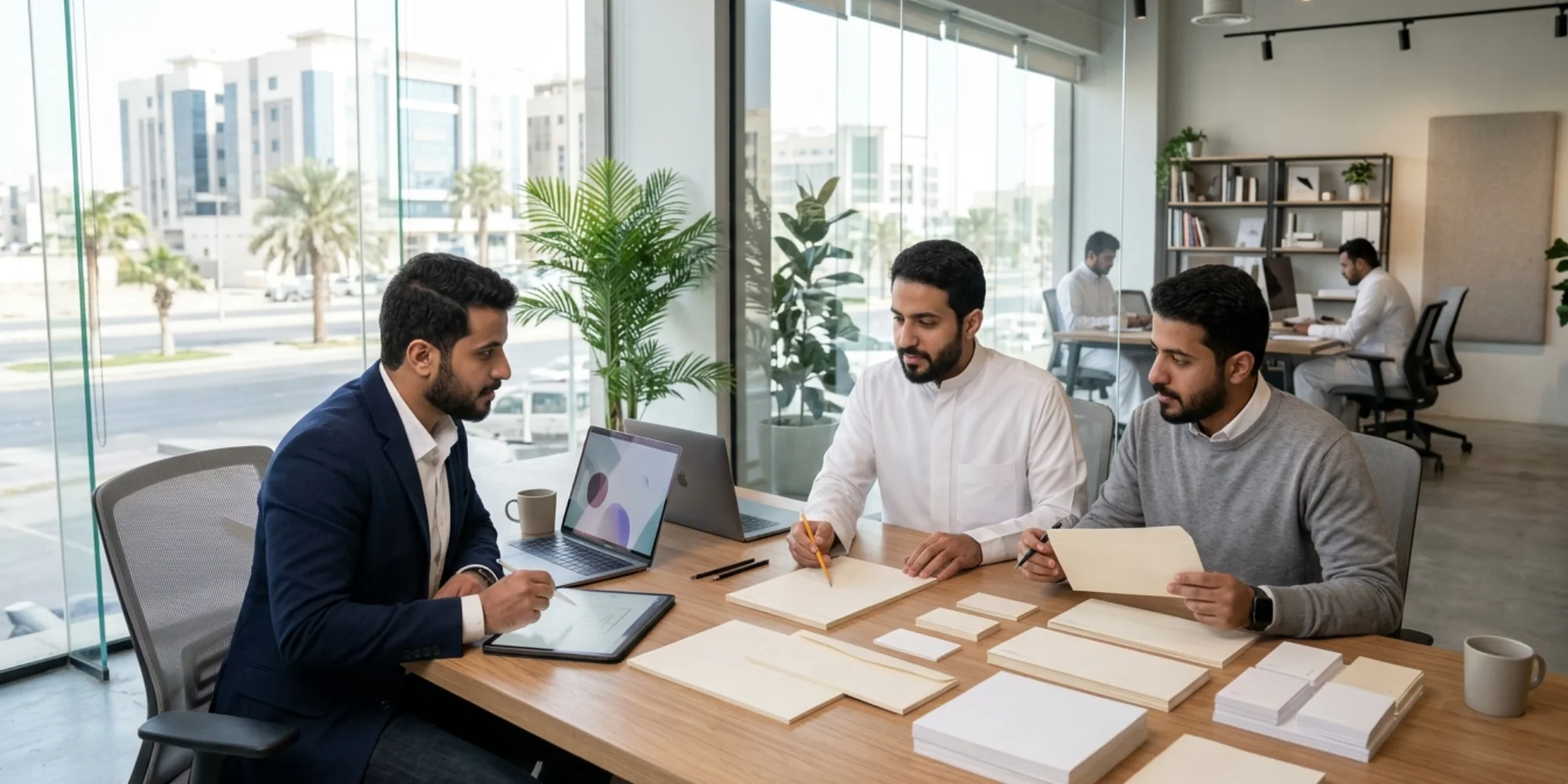 Creative corporate letterhead design studio in Khobar
