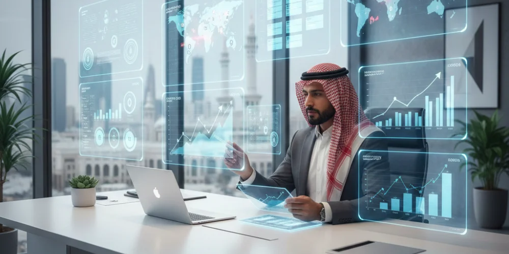 business team selecting digital marketing agency in Mecca Saudi Arabia