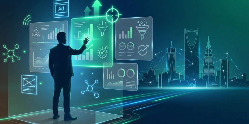 paid marketing agency in Saudi Arabia managing online advertising campaigns
