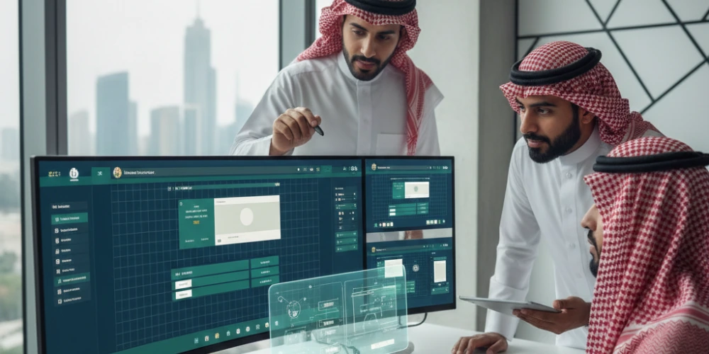 best web design company in Saudi Arabia creating professional business website