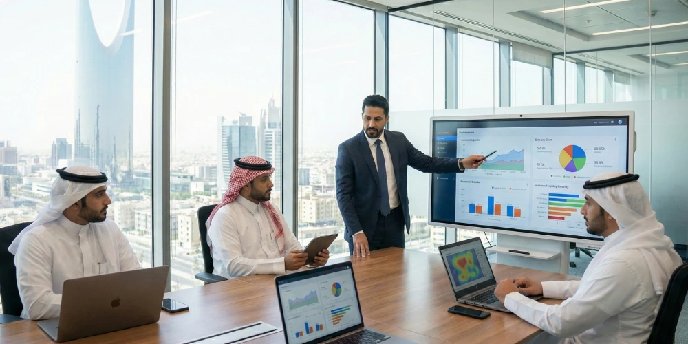 paid marketing agency managing online advertising campaigns and performance analytics