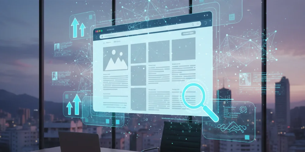 SEO company in Abha analyzing website rankings and search performance