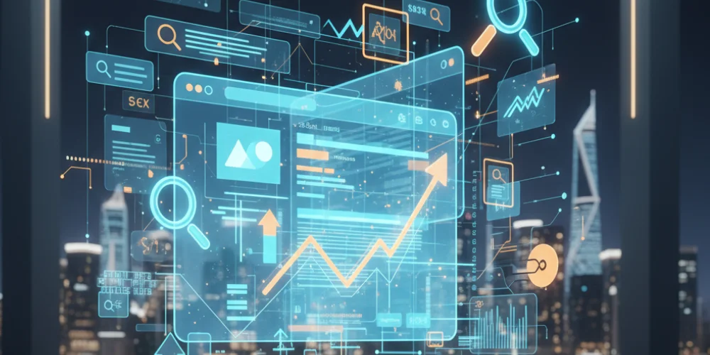 SEO company in Mecca analyzing website rankings and search performance