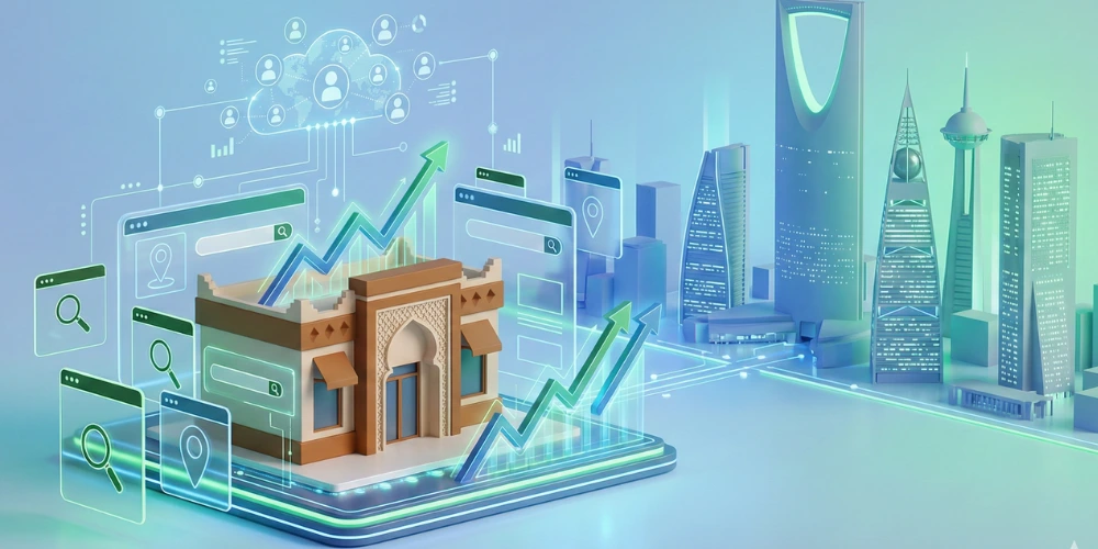 SEO strategy helping small businesses in Saudi Arabia improve online visibility