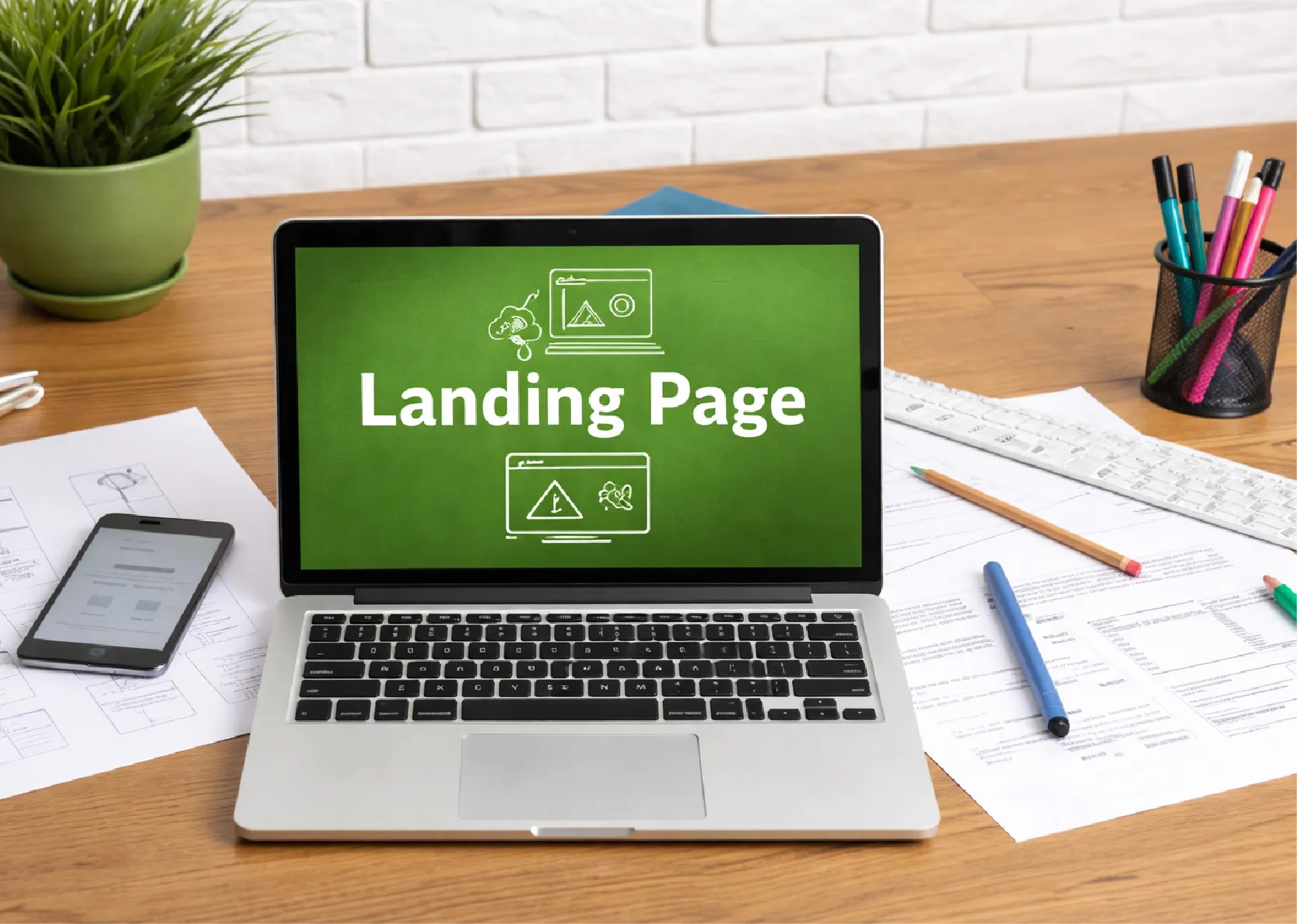 Landing page and conversion focused website design